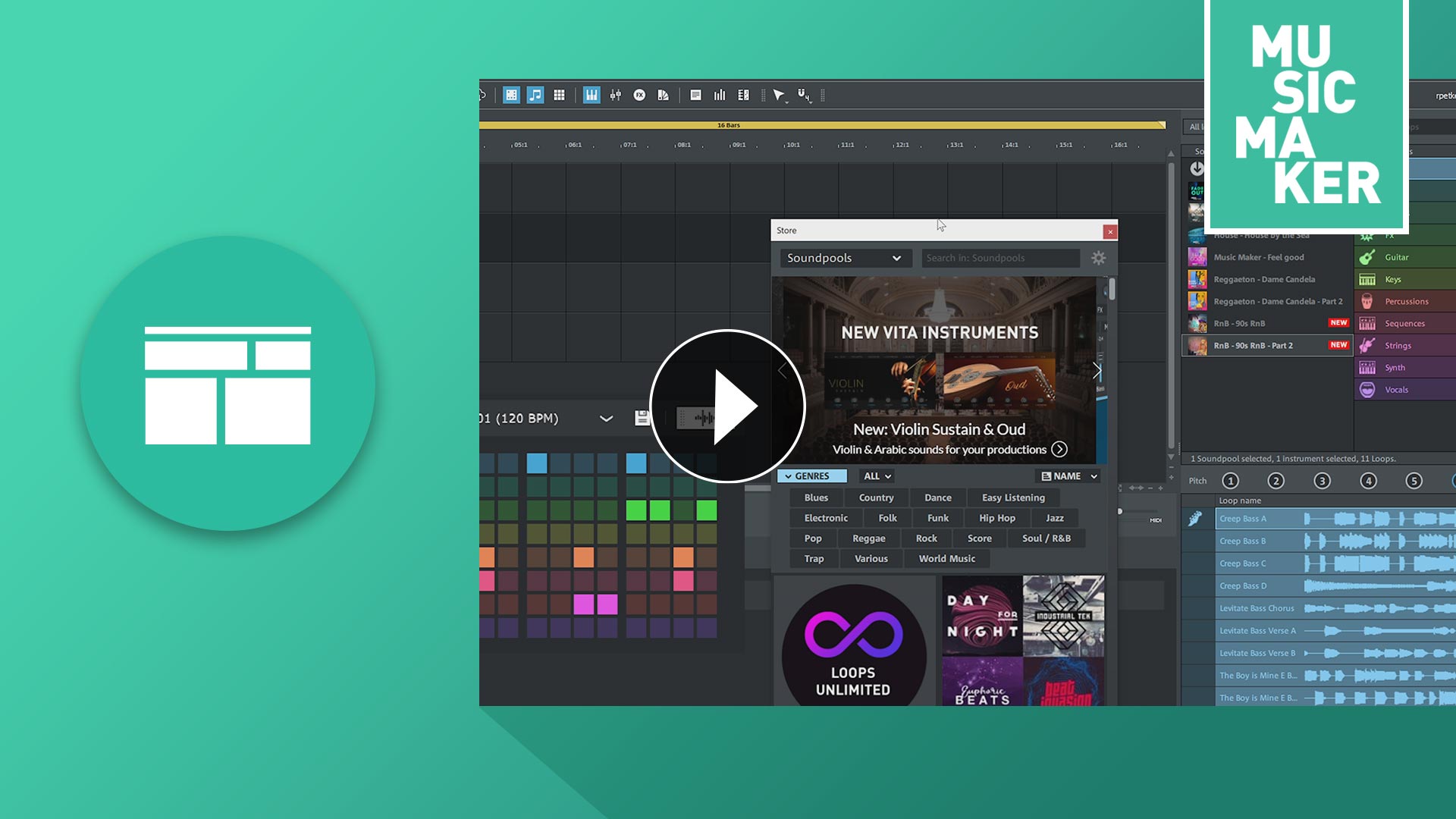 magix music maker soundpools are saved